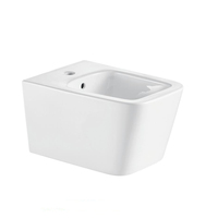 Bidet en céramique carré moderne certifié CE Toilette murale en laiton Villas de luxe Hôtels Toilettes intelligentes Nettoyage confortable en hauteur