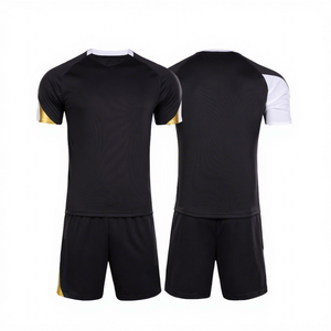 Conjuntos de Uniformes de Fútbol Personalizados Sublimados para Hombre, Kits de Fútbol Transpirables de Secado Rápido, Camiseta de Entrenamiento de Manga Corta con Cuello en V, 100% - Product Image 5