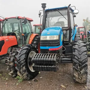 Trator de fazenda 4wd 50hp 70hp 75hp 90hp 100hp, trator de segunda mão alta horsepeowr