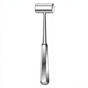 Marteau chirurgical orthopédique Partsch, longueur 18 cm / 7 pouces, diamètre 22 mm, poids 200 g / 7 oz, instrument pour os - Product Image 1