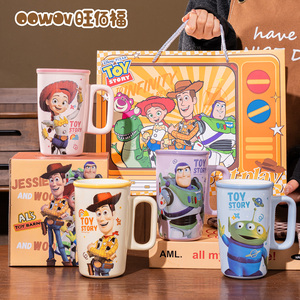 Tasse à boisson en céramique Disney Toy Story Cartoon 500 ml, tasse à café écologique pour les fêtes, les cadeaux pour enfants et l'usage domestique - Product Image 6