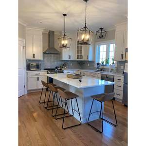 Armoires de cuisine blanches haut de gamme, style shaker, nouvelles, modernes, sur mesure, avec îlot central - Product Image 4