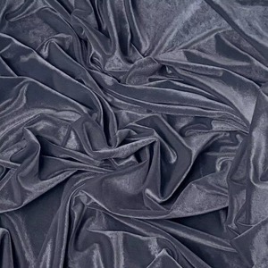 Best Quality Light Grey Polyester Velvet Fabric for Upholstery Garments Curtains Cushions Available At Best Market Price - Product Image 6