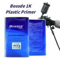 Kit d'apprêt acrylique modifié au PP chloré BOSSDE 1K pour la rénovation automobile, apprêt anticorrosion, durcisseur, prêt à l'emploi, en spray