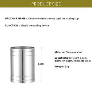 Jigger de Acero Inoxidable 304 de 50 ml, Pulido a Espejo, Resistente, Personalizado, Venta al Por Mayor - Product Image 2