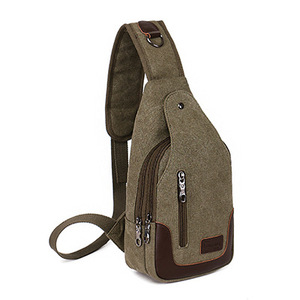 Mochila cruzada para el pecho para hombre, bolso <span class=keywords><strong>de</strong></span> hombro con correa única, bandolera para exteriores - Product Image 4