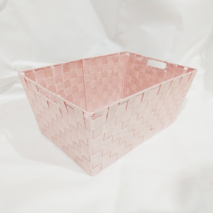 Ev dekorasyon için naylon dokuma organize sepeti Pp kayış dokuma hediye paketi hediye sepeti - Product Image 3