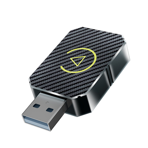 Adaptador Inalámbrico Carplay Portátil Mini Negro 2 en 1 para Conectividad en el Automóvil - Product Image 1