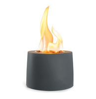 Décor naturel Portable extérieur rectangulaire alcool rond bol en béton plateau de Table cheminée de Table foyer de Table avec couvercle