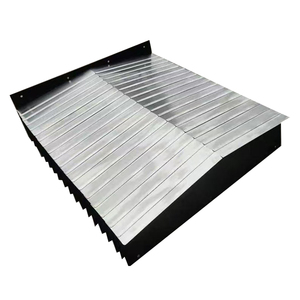 Copertura a soffietto corazzata flessibile in acciaio inossidabile lamellare per protezione macchine - Product Image 5