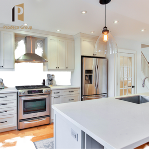 Gabinetes de Cocina Tradicionales de Madera Pintada de Blanco con Acabado Lacado, Diseño Rectangular de 18-23.9 Pulgadas de Profundidad - Product Image 1