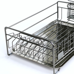 Estante de Almacenamiento de un Solo Nivel, de Acero Inoxidable 201, con Recubrimiento Nano de PVC, Diseño Moderno Personalizado, Venta al Por Mayor - Product Image 5