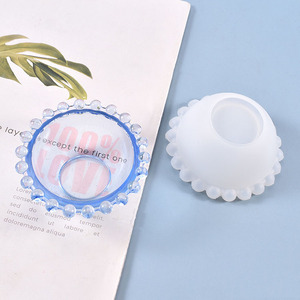 Lace Plate Dish Casting Silikon form Hand gefertigte Kristall Epoxidharz form DIY Crafts Schmuck Dekorationen Herstellung von Werkzeugen für <span class=keywords><strong>Rezin</strong></span> - Product Image 2