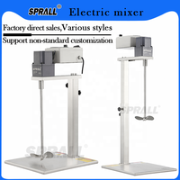 Sprall électrique couple élevé agitateur aérien réactif peinture agitateur liquide laboratoire support mélangeur savon pâte shampooing mélangeurs Machine