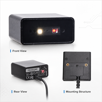 TOTINFO - Escáner de Código de Barras 1D/2D Industrial de Montaje Fijo, Aleación de Aluminio, USB TTL RS232 RS485, Lector de Códigos QR, OEM en Stock, Garantía de 2 Años