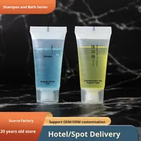 Fournitures pour hôtels, maisons d'hôtes et gîtes : Shampoing en flacon jetable 20 ml, sachet de gel douche 20 g, lot de 30, vente en gros pour voyages et spas