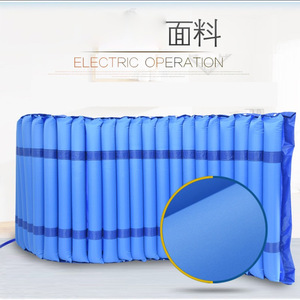 Colchón de aire de plástico antiescaras con operación eléctrica para pacientes mayores, diseño con orificio para orinal y cuidado de masaje terapéutico - Product Image 1