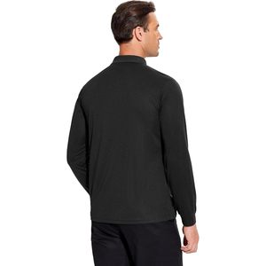 FOXA Polo à manches longues pour homme, anti-humidité, séchage rapide, col classique, pour le golf et les loisirs - Product Image 2