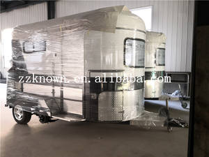 Remorque miniature avec caisse habitable en acier galvanisé, 2 essieux, chariot de transport pour chevaux de course, capacité maximale de 2400 kg pour 2 chevaux - Product Image 5