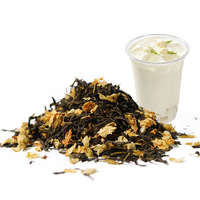 Thé vert fermenté au jasmin YUNQI chinois de qualité supérieure en vrac en sachet pour la préparation de thé au lait Boba