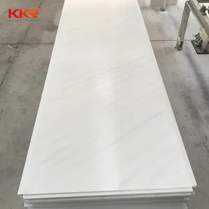 Kkr factory price Building Material Marble Look Artificial Stone 12mm Acrylic Vein Pattern Solid Surface