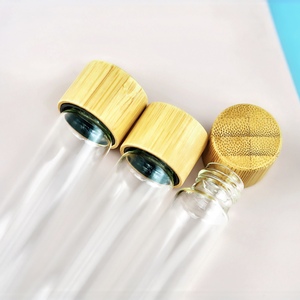 <span class=keywords><strong>Bouchon</strong></span> à vis en bambou de 18mm, résistant aux enfants, <span class=keywords><strong>95mm</strong></span>, 115mm, 120mm, tubes scellés en verre anti-odeur pour cigares avec tube à essai, col de 18mm - Product Image 3
