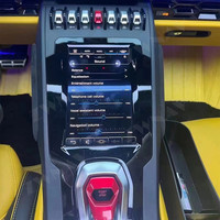 ZWNAV pemutar DVD mobil navigasi GPS, Radio Video mobil Stereo layar sentuh 12.3 inci untuk Lamborghini Huracan EVO 2019-2023