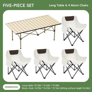 2024 Hot Selling Outdoor Folding <b>Table</b> Egg Roll <b>Table</b> Stall Convenient Camping Chair Set Picnic Chair Complete Outfit - Product Image 2