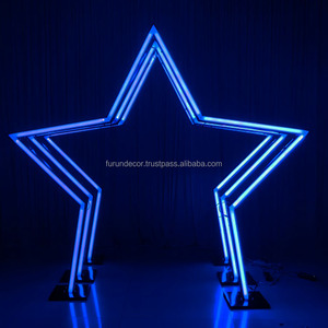 Furun ใหม่ภาพพื้นหลังรูปดาวห้าแฉกออกแบบแสงสีสันสดใสตกแต่งงานแต่งงานงานปาร์ตี้จัดอีเว้นท์ - Product Image 6