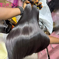 Extensions de cheveux Yaki lisses en gros, livraison rapide, qualité 10A 12A 15A, lots de cheveux Yaki bruts alignés avec les cuticules
