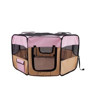 Nouvelle conception de parc pour animaux de compagnie, chien, chat, intérieur/extérieur, pliable, avec sac de transport facile - Product Image 3