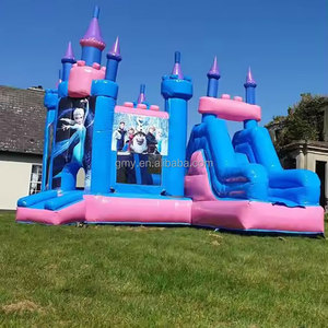 Castillo Inflable de Nieve GMY, Castillo de <span class=keywords><strong>Hielo</strong></span>, Juego de Rol para Niños, Equipo de Juego Suave, Castillo Inflable con Tobogán para Niños - Product Image 5