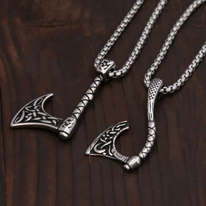 Collar Vikingo de Acero Inoxidable yunnique, Colgante Retro para Hombre, Joyería de Regalo, Collar de Moda - Product Image 2