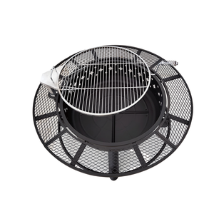 Estufa de <span class=keywords><strong>Leña</strong></span> para Exteriores de Hierro Fundido y Acero con Parrilla para Uso con <span class=keywords><strong>Leña</strong></span> - Product Image 2