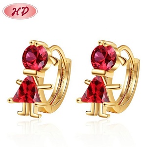 Pendientes Huggie de Oro Chapado en Oro de 18K HD, Joyería de Estilo Nuevo para Primavera, Suministros para Tiendas - Product Image 5