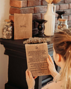 ชุดเจ้าสาวและเจ้าบ่าวแบบกลางแจ้งแผ่นไม้สำหรับงานแต่งงาน - Product Image 3