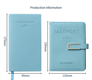 Set Regalo GF Factory con Porta Passaporto in Pelle PU Personalizzato, Etichetta <span class=keywords><strong>per</strong></span> Valigia, Taccuino da Viaggio e Penna - Product Image 4