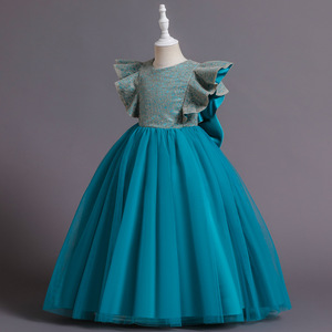 Robe de princesse pour enfants, tenue de soirée pour filles, vêtements pour grands enfants, été 2022 - Product Image 2