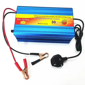 UK Socket Plug 12V 30A Lead Acid Car Battery Charger Electrical Vehicle 12V 30A Battery Charger