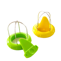 Moderne ecovriendelijke mini kiwi-schiller/zester/snijder van plastic met multifunctioneel roestvrijstalen mes, handmatig keukengereedschap