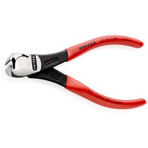 KNIPEX 67 01 140 คีมตัดด้านข้าง - งานหนักพร้อมเคลือบพลาสติกสีดำ 140 - Product Image 2