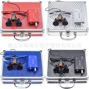 Microscopio Dental 2.5x/3.5x, Lupa Binocular Tipo Gafas con Lámpara Frontal LED Blanca y Amarilla - Product Image 5