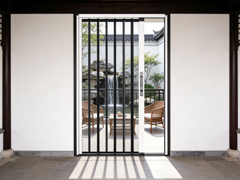 Factory Direct Lockable Folding Screen Door