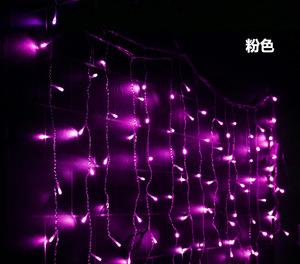 Guirlande lumineuse suspendue connectable avec prise US/ EU pour guirlande de la Saint-Valentin décoration de jardin de fête de mariage led chaîne de glaçon - Product Image 2