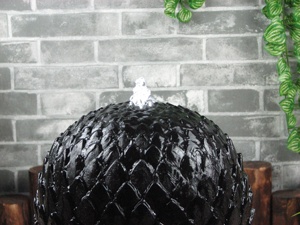 น้ำพุน้ำในสวนทรงกลมสำหรับตกแต่งแบบกลวงมีลักษณะเป็นทรงกลมแก้วทรงกลมลูกบอลน้ำพุ - Product Image 3