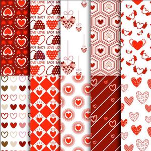 Tissu de patchwork personnalisé en coton pur imprimé numérique style Saint-Valentin 2024 avec motif cœur mignon - Product Image 2