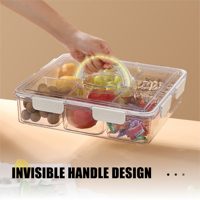Ensemble de 13 boîtes de rangement scellées avec poignée, sans BPA, pour épices et fruits, pour la cuisine, le réfrigérateur et les placards