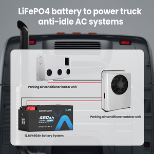 Baterai Lifepo4 Stok EU untuk Camper 12V 460Ah 560AH Paket Baterai Lithium Ion Penyimpanan Energi Surya untuk RV Motorhome Truk APU - Product Image 4