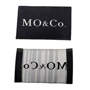 Étiquettes de col personnalisées pour usine de confection, 100 % polyester, étiquettes tissées à coudre pour vêtements - Product Image 1