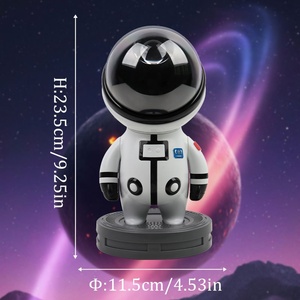 Phong cách hiện đại xuyên biên giới sao cho phi hành gia dẫn ánh sáng ABS & <span class=keywords><strong>PC</strong></span> cơ thể Pin hoạt động cho bầu không khí phòng ngủ đầy màu sắc bầu trời sao - Product Image 6